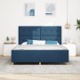 Cama Azul 180x200 cm Tela de , Camas y somieres - Ref: Foro24-3344752, Precio: 259,38 €, Descuento: %