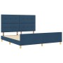 Cama Azul 180x200 cm Tela de , Camas y somieres - Ref: Foro24-3344752, Precio: 259,38 €, Descuento: %