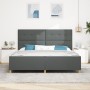 Marco de Cama Gris Oscuro 200x200 cm Tela de , Camas y somieres - Ref: Foro24-3344754, Precio: 252,02 €, Descuento: %