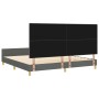 Marco de Cama Gris Oscuro 200x200 cm Tela de , Camas y somieres - Ref: Foro24-3344754, Precio: 252,02 €, Descuento: %
