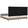 Cama de Tela Taupe 200x200 cm de , Camas y somieres - Ref: Foro24-3344757, Precio: 271,98 €, Descuento: %