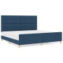 Estructura de Cama Azul 200x200 cm de Tela de , Camas y somieres - Ref: Foro24-3344759, Precio: 261,14 €, Descuento: %