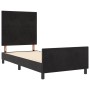 Cama Negra 80x200 cm Terciopelo de , Camas y somieres - Ref: Foro24-3344905, Precio: 136,62 €, Descuento: %