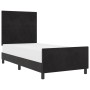 Estructura de Cama Negra 90x190 cm de Terciopelo de , Camas y somieres - Ref: Foro24-3344911, Precio: 149,44 €, Descuento: %