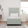 Estructura de Cama Gris Claro 90x200 cm Terciopelo de , Camas y somieres - Ref: Foro24-3344915, Precio: 156,02 €, Descuento: %