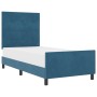 Estructura de Cama Azul Oscuro 90x200 cm Terciopelo de , Camas y somieres - Ref: Foro24-3344919, Precio: 166,81 €, Descuento: %
