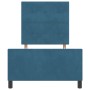 Estructura de Cama Azul Oscuro 100x200 cm Terciopelo de , Camas y somieres - Ref: Foro24-3344925, Precio: 149,36 €, Descuento: %
