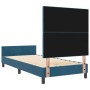Estructura de Cama Azul Oscuro 100x200 cm Terciopelo de , Camas y somieres - Ref: Foro24-3344925, Precio: 149,36 €, Descuento: %