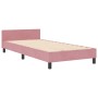 Estructura de Cama Rosa 100x200 cm Terciopelo de , Camas y somieres - Ref: Foro24-3344926, Precio: 157,42 €, Descuento: %