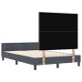 Estructura de cama Gris oscuro 120x190 cm Terciopelo de , Camas y somieres - Ref: Foro24-3344928, Precio: 173,11 €, Descuento: %