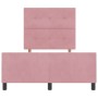 Cama Rosa 120x190 cm Terciopelo de , Camas y somieres - Ref: Foro24-3344932, Precio: 188,05 €, Descuento: %