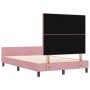 Cama Rosa 120x190 cm Terciopelo de , Camas y somieres - Ref: Foro24-3344932, Precio: 188,05 €, Descuento: %
