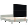 Estructura de Cama de Terciopelo Gris Claro 120x200 cm de , Camas y somieres - Ref: Foro24-3344933, Precio: 173,56 €, Descuen...