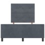 Cama Estructura Gris Oscuro 120x200 cm Terciopelo de , Camas y somieres - Ref: Foro24-3344934, Precio: 187,72 €, Descuento: %