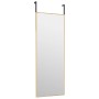 Espejo de puerta cristal y aluminio negro 30x80 cm de vidaXL, Espejos - Ref: Foro24-327413, Precio: 31,44 €, Descuento: %