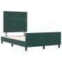 Estructura de Cama Verde Oscuro 120x200 cm Terciopelo de , Camas y somieres - Ref: Foro24-3344936, Precio: 174,52 €, Descuent...