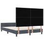 Estructura de Cama de Terciopelo Gris Oscuro 140x190 cm de , Camas y somieres - Ref: Foro24-3344940, Precio: 215,19 €, Descue...