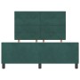 Estructura de cama de terciopelo verde oscuro 140x190 cm de , Camas y somieres - Ref: Foro24-3344942, Precio: 230,21 €, Descu...