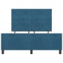 Estructura de Cama Azul Oscuro 140x190 cm Terciopelo de , Camas y somieres - Ref: Foro24-3344943, Precio: 230,15 €, Descuento: %