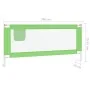 Barandilla de seguridad cama de niño verde tela 200x25 cm de vidaXL, Barandillas de seguridad - Ref: Foro24-10197, Precio: 39...