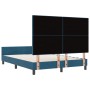 Estructura de Cama Azul Oscuro 140x190 cm Terciopelo de , Camas y somieres - Ref: Foro24-3344943, Precio: 230,15 €, Descuento: %