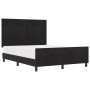Estructura de Cama Negra 140x200 cm Terciopelo de , Camas y somieres - Ref: Foro24-3344947, Precio: 224,93 €, Descuento: %