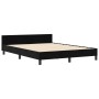 Estructura de Cama Negra 140x200 cm Terciopelo de , Camas y somieres - Ref: Foro24-3344947, Precio: 224,93 €, Descuento: %