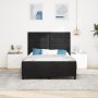 Estructura de Cama Negra 140x200 cm Terciopelo de , Camas y somieres - Ref: Foro24-3344947, Precio: 224,93 €, Descuento: %