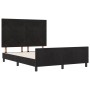 Estructura de Cama Negra 140x200 cm Terciopelo de , Camas y somieres - Ref: Foro24-3344947, Precio: 224,93 €, Descuento: %