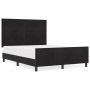 Estructura de Cama de Terciopelo Negro 160x200 cm de , Camas y somieres - Ref: Foro24-3344953, Precio: 243,52 €, Descuento: %