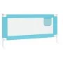 Barandilla de seguridad cama de niño azul tela 180x25 cm de vidaXL, Barandillas de seguridad - Ref: Foro24-10213, Precio: 36,...