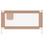 Child's bed safety rail in gray taupe fabric 150x25 cm by vidaXL, Safety railings - Ref: Foro24-10220, Price: 34,87 €, Discou...