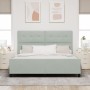 Estructura de Cama Gris Claro 180x200 cm Terciopelo de , Camas y somieres - Ref: Foro24-3344957, Precio: 263,85 €, Descuento: %