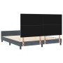 Estructura de Cama Gris Oscuro 180x200 cm Terciopelo de , Camas y somieres - Ref: Foro24-3344958, Precio: 241,50 €, Descuento: %