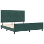 Marco de Cama Verde Oscuro 180x200 cm Terciopelo de , Camas y somieres - Ref: Foro24-3344960, Precio: 261,76 €, Descuento: %