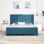 Cama Azul Oscuro 180x200 cm Terciopelo de , Camas y somieres - Ref: Foro24-3344961, Precio: 261,55 €, Descuento: %