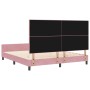 Estructura de cama de terciopelo rosa 180x200 cm de , Camas y somieres - Ref: Foro24-3344962, Precio: 222,07 €, Descuento: %