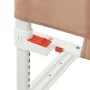 Child's bed safety rail in gray taupe fabric 150x25 cm by vidaXL, Safety railings - Ref: Foro24-10220, Price: 34,87 €, Discou...