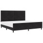 Estructura de Cama Negra 200x200 cm Terciopelo de , Camas y somieres - Ref: Foro24-3344965, Precio: 251,28 €, Descuento: %