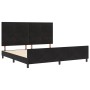 Estructura de Cama Negra 200x200 cm Terciopelo de , Camas y somieres - Ref: Foro24-3344965, Precio: 251,28 €, Descuento: %