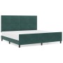 Estructura de cama Verde Oscuro 200x200 cm Terciopelo de , Camas y somieres - Ref: Foro24-3344966, Precio: 270,48 €, Descuent...