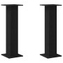 Soporte para plantas 2 piezas Negro Roble 30x30x95 cm Madera elaborada de , Soportes para macetas - Ref: Foro24-3345110, Prec...