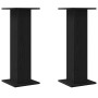 Soporte para plantas 2 pcs Negro Roble 30x30x80 cm Madera elaborada de , Soportes para macetas - Ref: Foro24-3345111, Precio:...