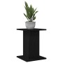 Soporte para Plantas 2 piezas Madera de Roble Negra 30x30x40 cm Madera Ingenierizada de , Soportes para macetas - Ref: Foro24...