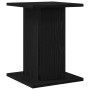 Soporte para Plantas 2 piezas Madera de Roble Negra 30x30x40 cm Madera Ingenierizada de , Soportes para macetas - Ref: Foro24...