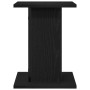 Soporte para Plantas 2 piezas Madera de Roble Negra 30x30x40 cm Madera Ingenierizada de , Soportes para macetas - Ref: Foro24...