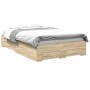 Estructura de cama sin colchón con cajones Doble de madera engineered de , Camas y somieres - Ref: Foro24-3345114, Precio: 19...