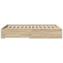 Estructura de cama sin colchón con cajones Doble de madera engineered de , Camas y somieres - Ref: Foro24-3345114, Precio: 19...