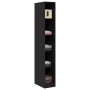 Armario Roble Negro - 30x50x200 cm, Hecho de Madera Elaborada de , Armarios roperos - Ref: Foro24-3345117, Precio: 132,17 €, ...
