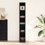 Armario Roble Negro - 30x50x200 cm, Hecho de Madera Elaborada de , Armarios roperos - Ref: Foro24-3345117, Precio: 132,17 €, ...